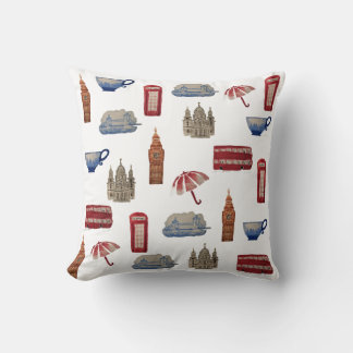 Coussin London Throw Pillow