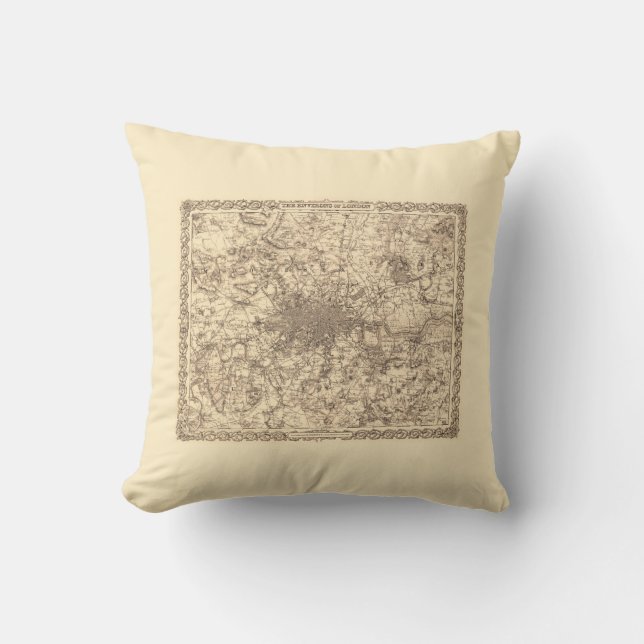 Coussin Londres - carreau (Recto)