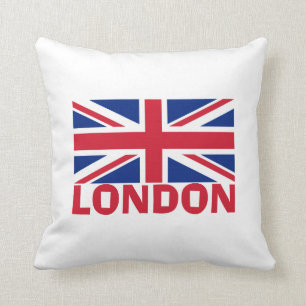 Coussin Londres en rouge