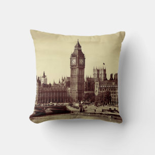 Coussin Londres Westminster avec Big Ben et pont. vieux, l