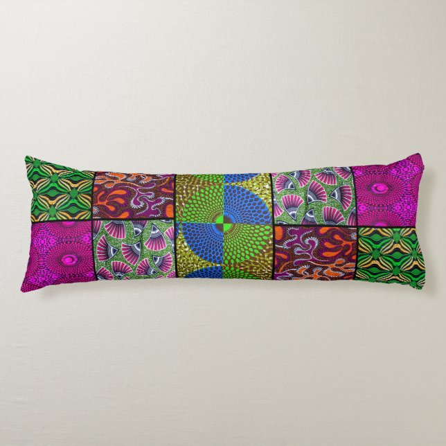 Coussin Long Wax Africain (Devant)