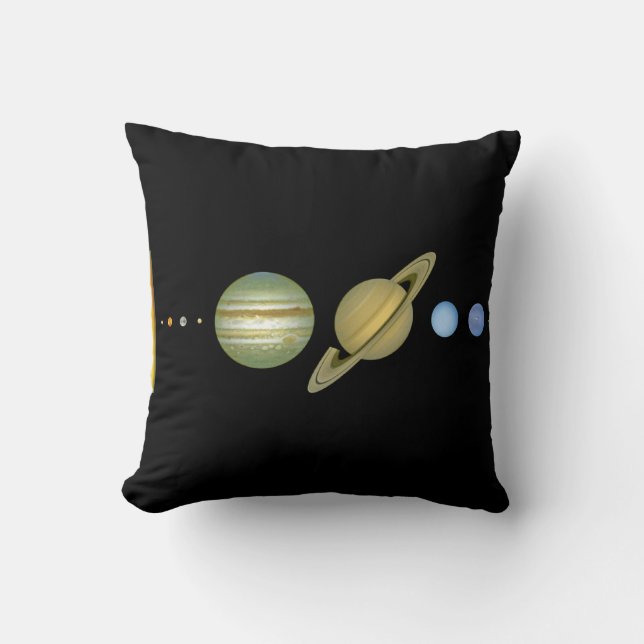 Coussin Longue vue de ~ solaire de Sytem (Recto)