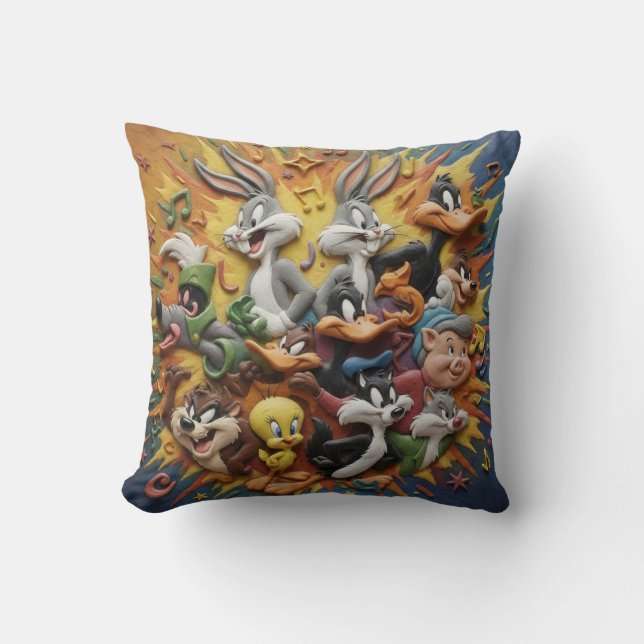 Coussin Looney Tunes Throw Cushion (Recto)