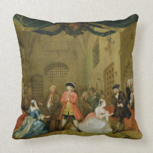 Coussin L'opéra du mendiant, scène III, Loi XI, 1729