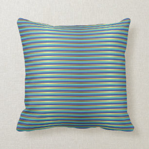 Coussin L'or barre le bigorneau nautique de bleu de mer