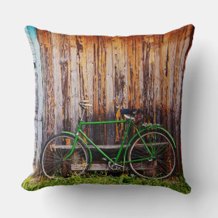 Coussin L'oreiller 1 La bicyclette verte