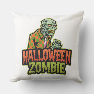 Coussin L'oreiller à lancer Zombie vert d'Halloween : Ne D