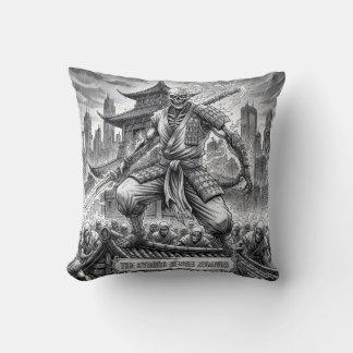 Coussin l'oreiller jetable de samouraï cybernétique non mo