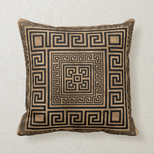 Coussin L'ornement principal grec - méandre grec -