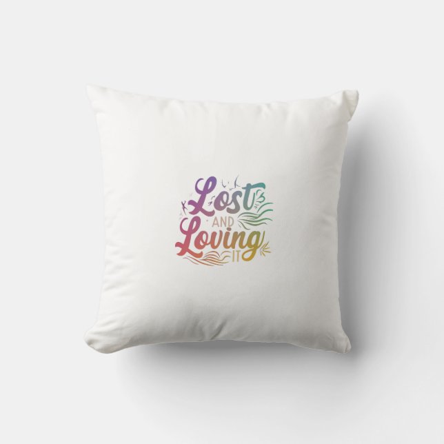 Coussin Lost and Lost It (Recto)