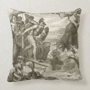 Coussin L'ouatine d'or gagnée par Jason (gravure)