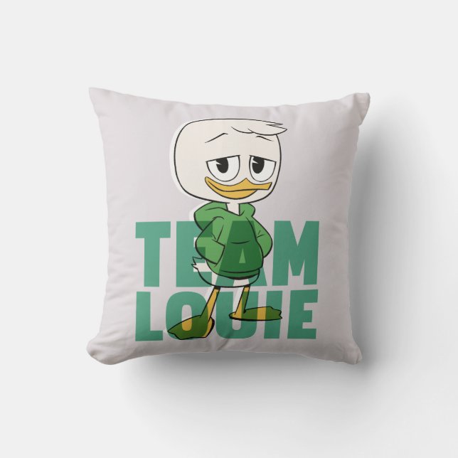 Coussin Louie| Équipe Louie (Recto)