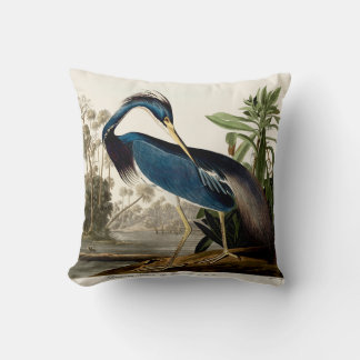 Coussin Louisiana Heron, 1834, From the Birds of America