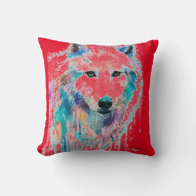 Coussin Loup  (Recto)