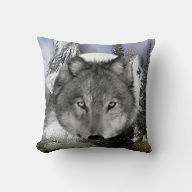 Coussin Loup de l'oreiller (Recto)