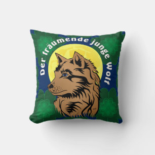 Coussin Loups rêveurs