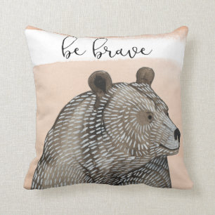 Coussin L'ours de Cuddlies   soit courageux