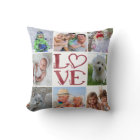 LOVE 8-Photo Collage (couleur arrière - plan chang