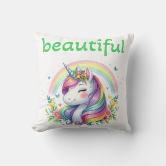 Coussin Love beautiful  Throw Pillow
