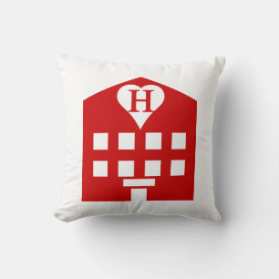 Coussin Love Hotel Japanese Emoji