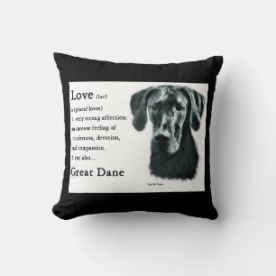 Coussin Love Is Great Dane Toxits