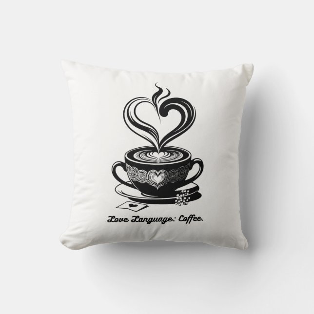 Coussin Love Language Coffee Mug | Minimalist Valentine's  (Recto)