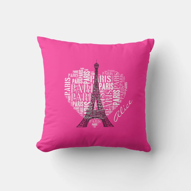 Coussin Love Paris | Adorable Tour Eiffel (Recto)