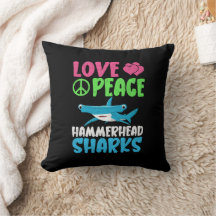 Love Peace Hammerhead Sharks mignonette Sea Animal