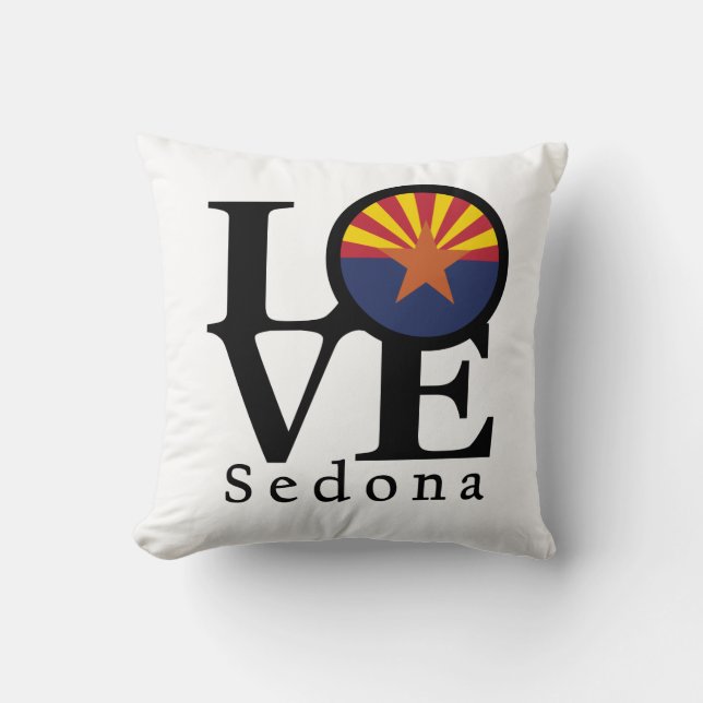 Coussin LOVE Sedona Arizona (Recto)