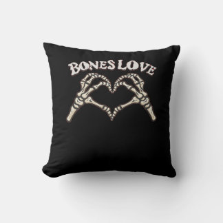 Coussin Love Skeleton Hand Classic
