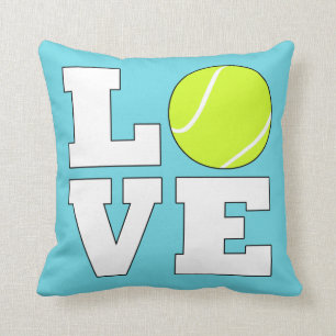Coussin LOVE Tennis Couleur personnalisée Couleur décorati