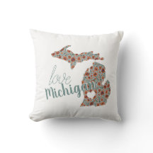 Love The Home State Of Michigan Poppies Floral