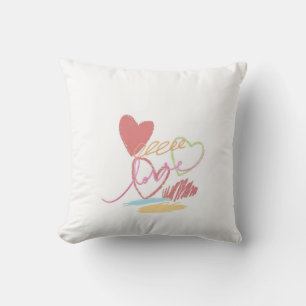 Coussin LOVE Throw Pillow