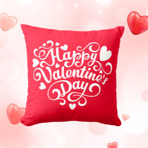 Coussin Love Valentine's Day Red