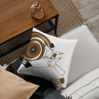 Coussin Love Whirling in Rhythm Collection DI-B&B
