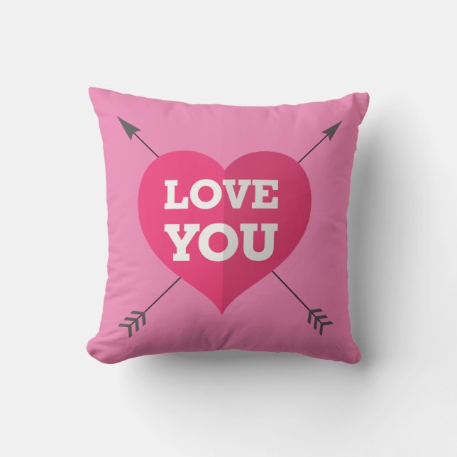 Coussin Love You 16x16 (Recto)