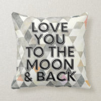 Love You to the Moon and Back Grey