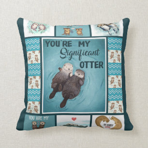 Coussin Lover Otterly In Love With You