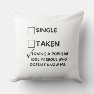 Coussin Loving a popular idol in Seoul” Printed Oversized