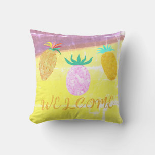 Coussin Luau Tiki Ananas d'été