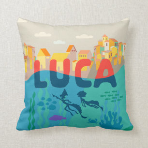 Coussin Luca Ci-dessus et ci-dessous avec Alberto & Luca