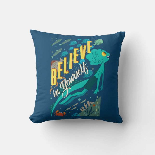 Coussin Luca | Croyez en vous-même (Recto)