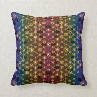 Coussin Luciferin prismatique - Lancer l'oreiller par Vibr