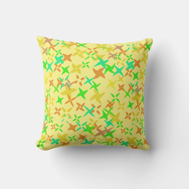 Coussin ludique design freeflow en automne couleurs (Recto)