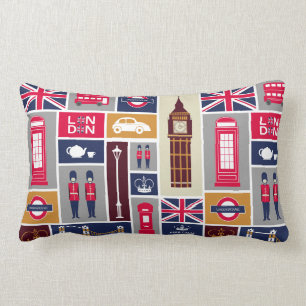 Coussin Lumbar à thème Londres