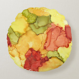 Coussin Lumbar de 13 x 21 po gras, vif et coloré