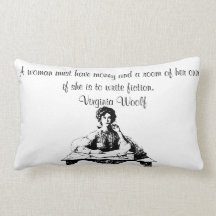 Coussin Lumbar de la citation de Virginia Woolf