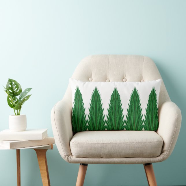 Coussin Lumbar de Pins en miroir (Chaise)