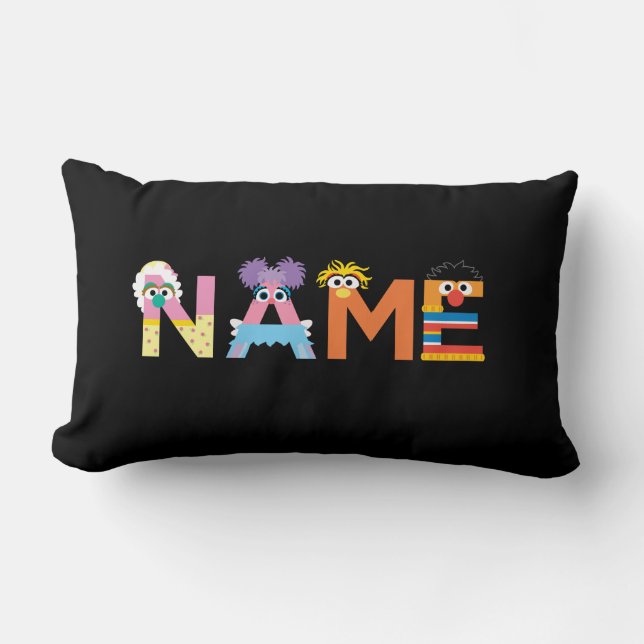 Coussin Lumbar personnalisable Sesame Street Alpha (Recto)