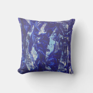 Coussin Lumière dans la mer Bleue Conception abstraite par